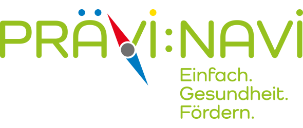 Das Logo des Prävi:Navi - Einfach. Gesundheit: Fördern.