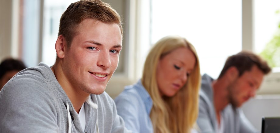 Student beim Lernen