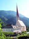 Turm der Kirche in Schlanders